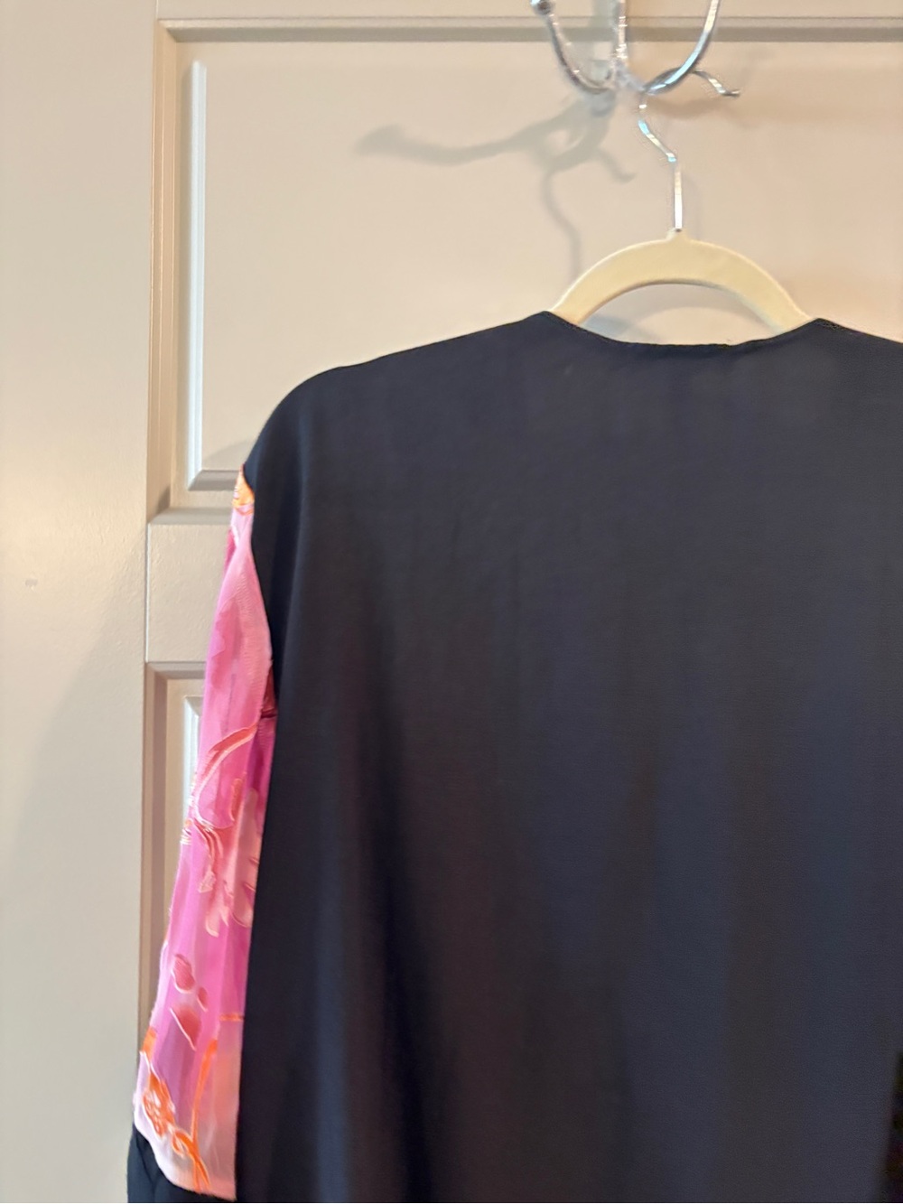 VINTAGE Spencer Alexis Floral Kimono Jacket Sheer Boho Open Front XL - Picture 14 of 16
